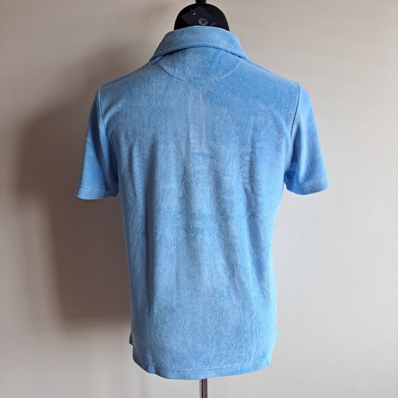 NEW Impulso Italian Light Blue Polo Shirt Size M - Picture 7 of 15